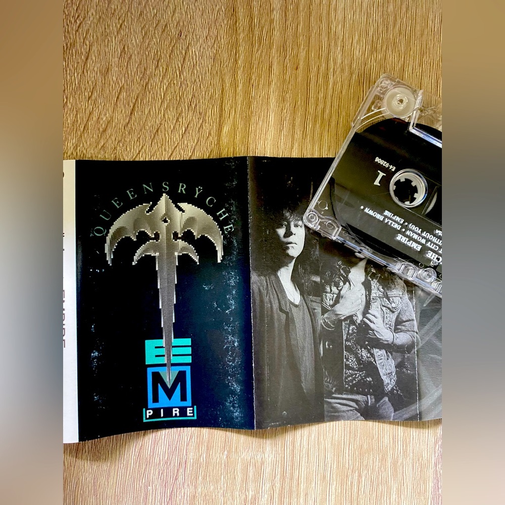 Queensryche - Empire CASSETTE TAPE 1st US 1990 issue VERY GOOD!!!